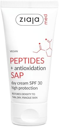 Ziaja Med Péptidos Crema de Día SPF 30 con SAP Antioxidante Protección Solar