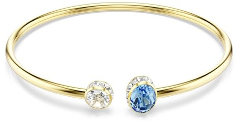 Swarovski Brazalete Chroma, Tallas mixtas, Multicolor, Acabado en oro de 18 quilates