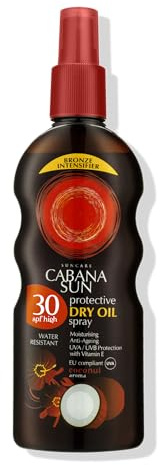 Cabana Sun CABANA Tiefbräunungs-Trockenölspray LSF30, 200 ml