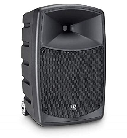 LD Systems ROADBUDDY 10 HBH 2 - Akkubetriebener Bluetooth-Lautsprecher mit Mixer, Funkmikrofon, Bodypack und Headset