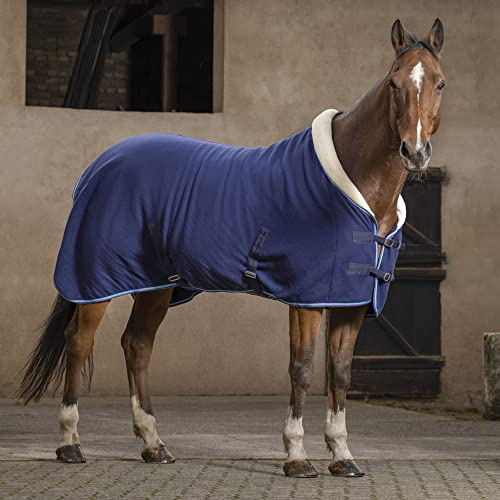 RIDING WORLD Komfort Decke, Rückenlänge 145 cm, marineblau