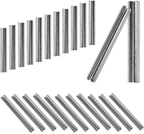 XAVSWRDE 24er Set 5mm/6mmx40mm Regalbodenträger Regalbodenhalter Bodenträger Regale Dübel Regal Stifte Einlegeboden Halter Dübel Fach Lang Bodenträger Bolzen Pins