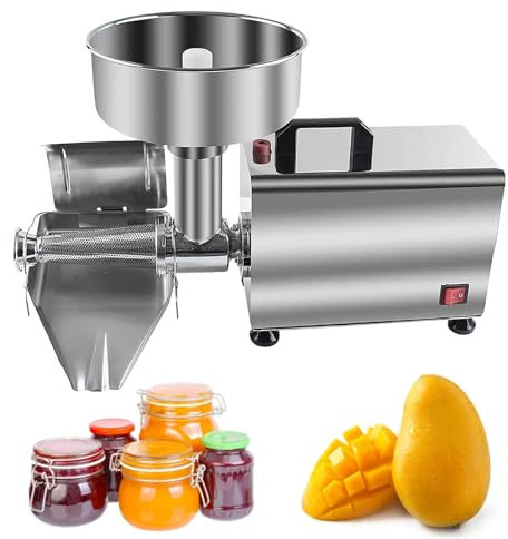 Electric Tomato Strainer, Commercial Tomato Milling Machine, Stainless Steel Tomato Sauce Maker Food Press Machine, Food Squeezer Tomatoes