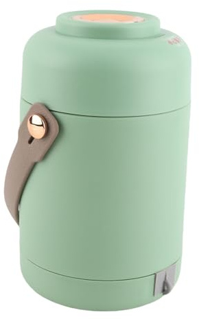 Qcwwy Pentola Elettrica Portatile in Acciaio Inossidabile Mini Fornello da Viaggio Multifunzione da 500 W, Design della Maniglia Facile da Usare, Funzione di Prenotazione di 12 Ore