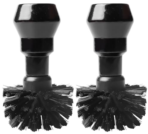 Lot de 2 brosses porte-filtre 58 mm - Brosse Barista - Brosse de nettoyage pour porte-filtre à café - Outils de nettoyage professionnels - Accessoires Barista pour machine à expresso automatique