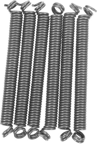 ORFOFE Pince de Porte de Lave-linge à Chargement Frontal en Fer Argenté, Anneau de Retenue de Joint 6pcs Ressort, Installation Facile pour Machine à Laver Frontale