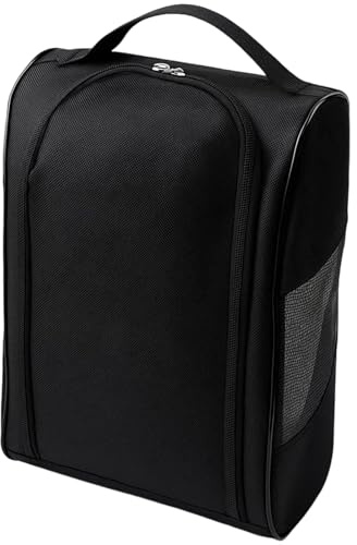 Golf Shoe Bag, Boot Bag Football, Rugby Boot Bag, Lightweight Shoe Bags for Travel, Breathable Mesh Football Boots Bag, Compact Size 23 x 17 x 3.6 cm