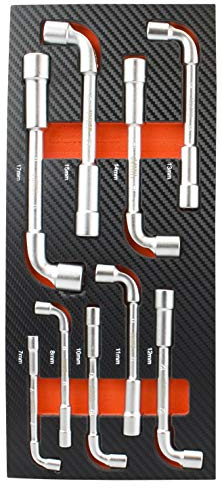 Fischer Darex - Module mousse 9 clés à pipe pour servante atelier