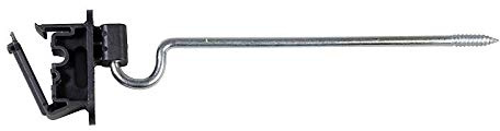 Eider 25x Breitbandisolator, Langstiel-, Abstandsisolator, 220 mm - Nutzbar für Band, Litze und Seil - Schlagfester Kunststoff