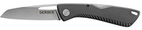 Gerber Couteau de Poche, Bord Fin, Sharkbelly, Longueur de Lame : 8,2 cm, Gris, 31-003662
