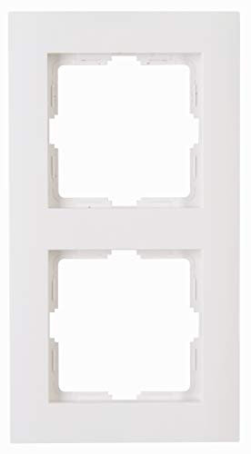 Kopp Athenis Unterputz-Feuchtraum 2-fach Rahmen, reinweiß, 402629081