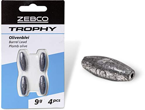 Zebco Qualitäts Trophy Olivenblei Angelblei Blei Grundblei Angeln Angel Zubehör, Diverse, 40 g