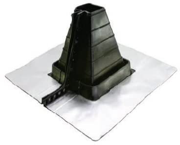 MASTER FLASH Square Dachdurchdringung zum Schutz Gegen das Eindringen von Wasser Rohrmanschette Dachdurchführung Rohrdurchführung Dichtungsflansch für Blechdachdeckungen Epdm No. 2 57-139mm
