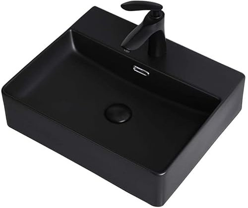 BTZHY Lavello da Cucina,Lavello da Incasso,Lavelli da Bagno Lavabo a Parete Lavabo in Ceramica Vanity Contenitore per Lavaggio Piccolo caffè Regalo Facile da Pulire