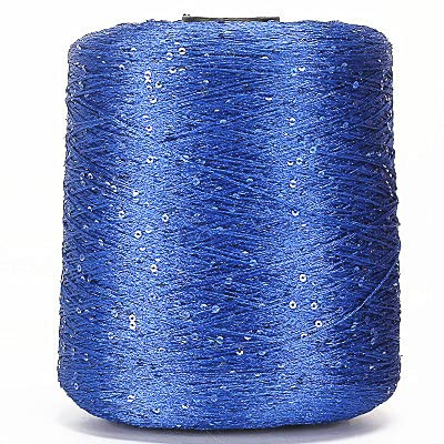 FEINIAO Häkelgarn zum Stricken, Polyestergarn mit Pailletten, Garn 500 g, Garn mit Schlaufen, Strickgarn mit Lurex, großes Spulengarn