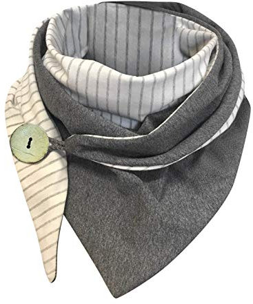 LIANGTUOHAI Loop Schal Damen Sommer Elegant Tücher Weihnachts Mit Schnalle Schlauchschal Wolle Langes Schultertuch Elegantes Punkte Mittelalter Schal Sommer Kopftücher Cape Wärme Elegante Schals
