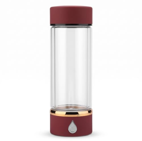 Generador de Botella de Agua de Hidrógeno de 420 Ml, Botella de Agua Ionizada de Hidrógeno Portátil, Botella de Taza de Agua Rica en Hidrógeno Generador de Ionizador de Hidrógeno