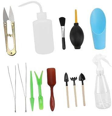 MILISTEN 1 Satz Gartenwerkzeug-Set Kinder gartenwerkzeug gartengeräte Kinder Sukkulenten-Pflanzwerkzeuge handgeführte Gartengeräte blumenbank zimmerpflanzen Sprühflasche Gießtöpfe Handlich