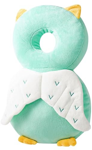 SEPSCO Protector Cabeza Bebe, Mochila Protectora Cabeza Bebé Anticaida Almohada Seguridad Protección Espalda Cojín Suave Ajustables Transpirable para Edad 4-24 Meses Bebé Aprende Gatear y Caminar