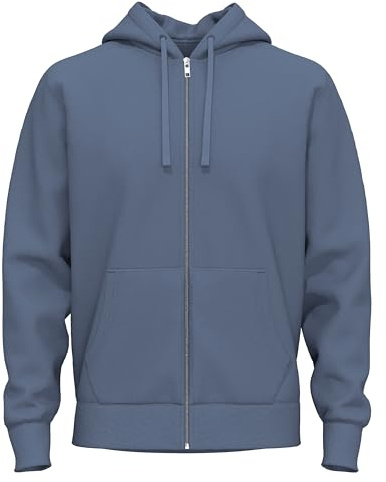 SoftSpun Zip Up Hoodies for Men UK | 100% Terry Cotton Mens Hoodies Zip up Year-Round | Mercerised Premium Grade Zipped Hoodie