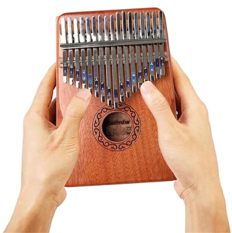 Kalimba Instrument 17 Schlüssel Kalimba DIY Teile Set Daumen Finger Klavier Schrapnell Stimmhammer Kit Musikinstrument Zubehör
