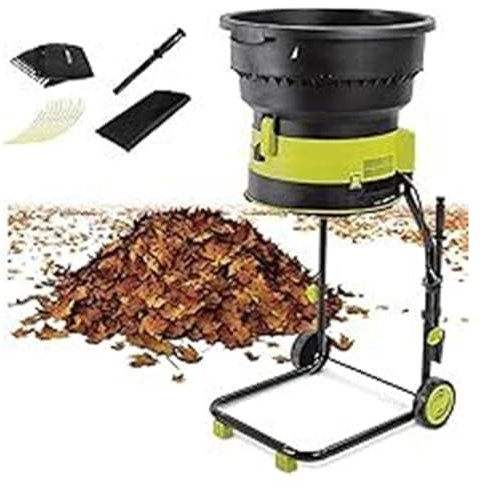 Garden shredder，leaf crusher， Leaf Mulcher Electric Leaf Mulcher Cordless Leaf Shredder Rate Leaf Collector Adjustable Leaf Shredder Size
