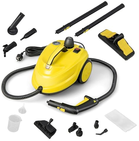 Limpiador a Vapor Portátil Multifuncional de Alta Presión, Calentamiento Rápido de 15 Segundos, Vapor de Alta Temperatura de 248 °F, Adecuado for Uso Doméstico, Limpieza de Azulejos y Lechada de Azule