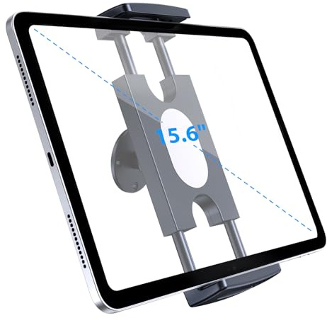 CreaDream Support Mural pour Tablette - Réglage à 360° - Support Mural avec Base en métal - Compatible avec iPad Pro, Mini, Air, téléphones, Tous Les appareils de 4,7 à 13 Pouces