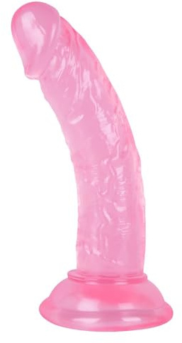 Consolador realista de 6.1 pulgadas con ventosa, pene realista adecuado para masaje anal vaginal del punto G, juguetes sexuales para mujeres