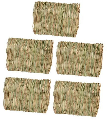 Gatuida 5 pièces Tapis Tissé pour et Cochons Coussin Confortable Odeur Protège Pattes Cage Adapté Aux Petits Animaux comme Hamsters et Chinchillas