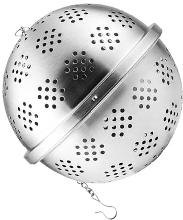 DOITOOL Boule à Épices Inox Filtre à Thé Passoire Mailles Fines pour Infusion Saisonnière