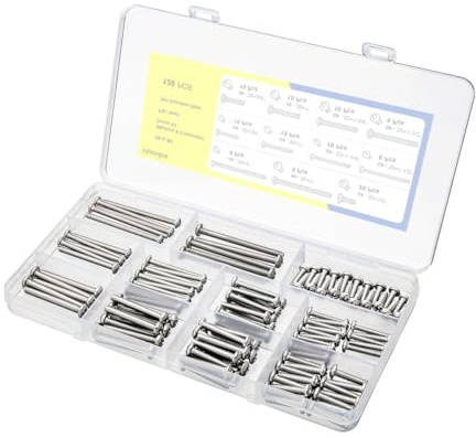 120pcs Machine Screws, #6-32#8-32 Electrical Screw Kit
