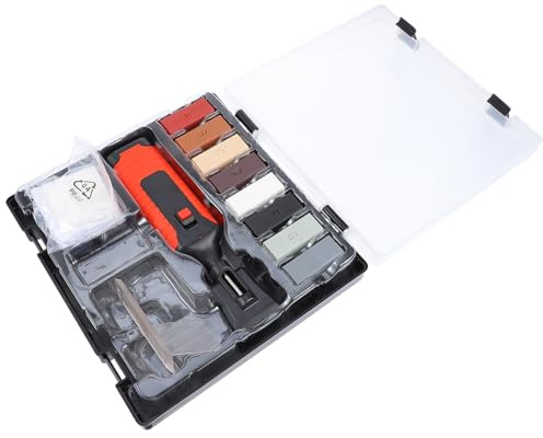 BUGUUYO Kit di Riparazione Piastrelle Crepe 8 Blocchi di Cera Strumento Manuale Compatto per Superfici in Ceramica Kit Portatile per Uso Domestico e Professionale