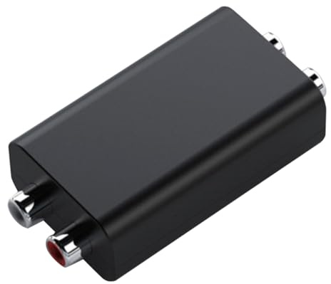 LOORGVEL Ground Loop Isolator Audio Hum Noise Filter for Car Home Stereo System Noise Reducer Isolator