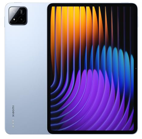 XIAOMI Pad 7, Snapdragon 7+ Gen 3 Octa-Core CPU Tablet, 8850mAh,13MP Camera 11.2 3.2K Display,144Hz 45W Charging,3200 x 2136,8GB+256GB,Blue,with Charger