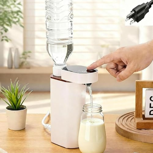 Tragbare Wasserkocher, Reisewasserkocher Klein, Wasserdichtes Hochauflösendes Display, Automatische Abschaltung, Wasserkocher Unterwegs für Den Einsatz Zu Hause, Im Büro Und Im Freien (weiß)