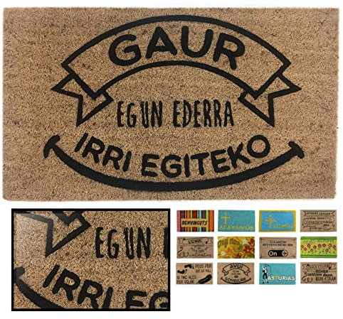 LucaHome – Coco Doormat, 40 x 70 cm, Non-Slip, Doormat Entrance Home, Indoor or Outdoor Doormat