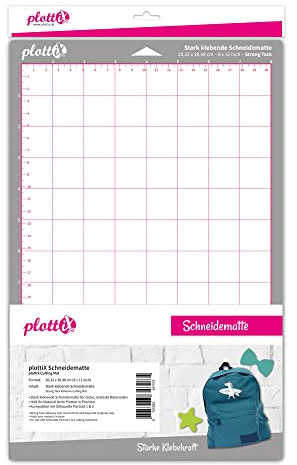 plottiX Schneidematte für Silhouette Portrait - 20,32 x 30,48 Stark klebend