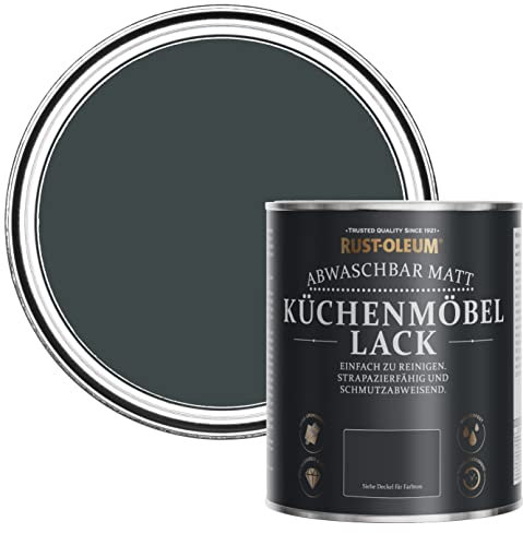 Rust-Oleum Peinture Noire pour Meubles de Cuisine, Finition Mate - Sable Noir 750ml
