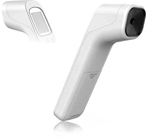 Thermomètre numérique silencieux infrarouge contrôle entrées, mesure front, corps sans contact, cuir 1-3 cm, température corporelle, thermoscanner sans fil, automatique, contrôle rétroéclairé