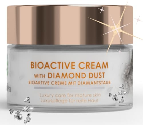 Green idea Niacinamide Gesichtscreme mit Diamantpulver, 50 ml | Anti Aging Feuchtigkeitscreme, Tag & Nacht, Aufhellende Wirkung gegen Pigmentflecken und Falten