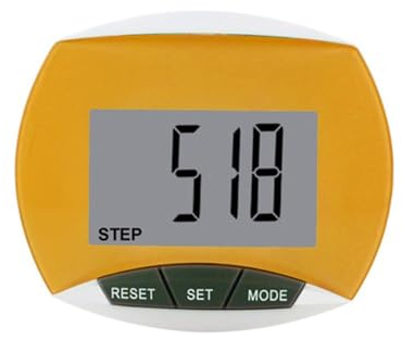 Contapassi 3D Digitale, Mini Pedometro Giornaliero Monitoraggio Portatile con Cilp, Monitor Target Giornaliero per Sportivo Fitness e Allenamento, per Uomini Anziano e Donne