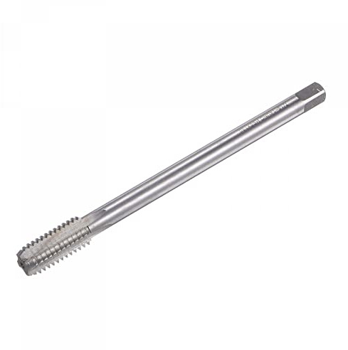 uxcell Thread Milling Taps, 7/16-14 UNC High Speed Steel (HSS) 4 Straight Flutes Machine Screw Thread Threading Tap, 5 Length (Extra Long)
