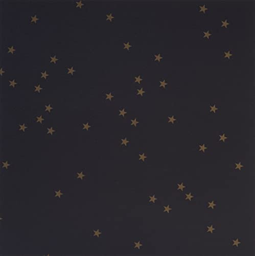 Rico Design Faltblätter Goldsterne 15x15 cm beidseitig bedrucktes Papier