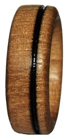 Ringe aus dem Holz der Walnuss - schöner handgefertigter Schmuck für Frauen und Männer