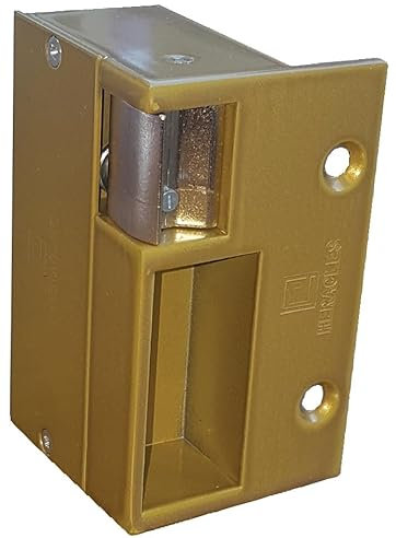 Gâche à rupture en applique 90mm 12/24V AC/DC gauche or + VARIS - HERACLES - PCA-10151I-OR