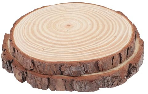 CAXUSD 2stücke Holz Garten Trittplatten Für Außenbereich Gehwege Langlebiges Gartenpflaster Dekorative Holzscheite Für Garten