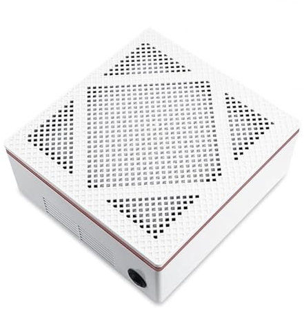 Ventilador colector de polvo para uñas Aspiradora de uñas de 120W, ventilador absorbente de polvo for manicura y pedicura con 2 filtros, recolector de polvo profesional for salón de uñas para el cuida