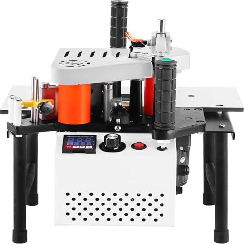Doppelseitige Kantenanleimmaschine für die Holzbearbeitung, Kantenanleimschneider, gerade und gebogene Linie, doppelseitige Leimbeschichtung, automatische Anleimmaschine, für Holz, PVC, ABS
