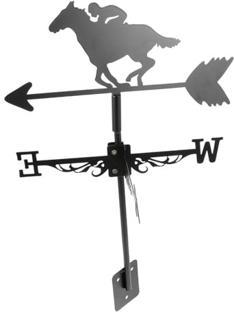 GAROZATION Girouette De Jardin Inoxydable Indicateur De Direction du Vent Décoratif pour Toit Et Patio Accessoire De Jardin Et Pratique